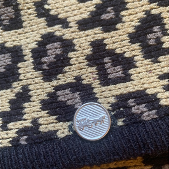 Vintage Tally Ho Leopard button up cardigan Size M - Picture 9 of 14